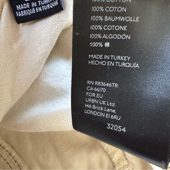 BDG Urban Outfitters Relaxed Skate Jean Ivory Rise Size 25 NWT - Picture 10 of 11